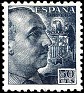 Spain 1940 Franco 50 CTS Gray Edifil 927